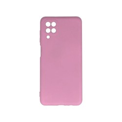 Funda de Silicona con Marco de Cámara para Samsung Galaxy A22 4g Rosa